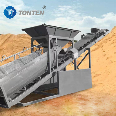 อุตสาหกรรม Rotary Drum Sieve ทรายและหินแยก Drum Screen เครื่อง