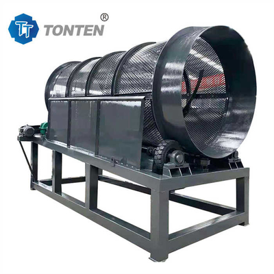 หินทราย การแยก Shaftless Roller Screen เครื่องเคลื่อนที่ Shaftless Screen