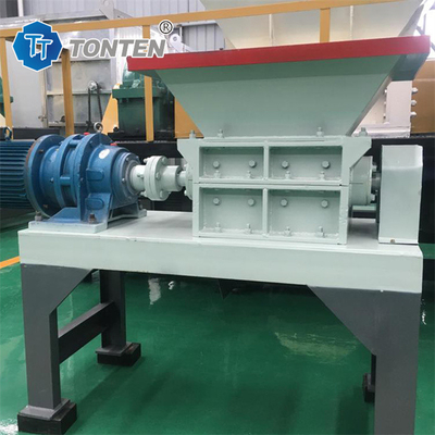 เครื่องบดกระแสเดียว Industrial PE Pipe Rubber Shredder Scrap Metal KT Board เครื่องบดกระแสพลาสติก