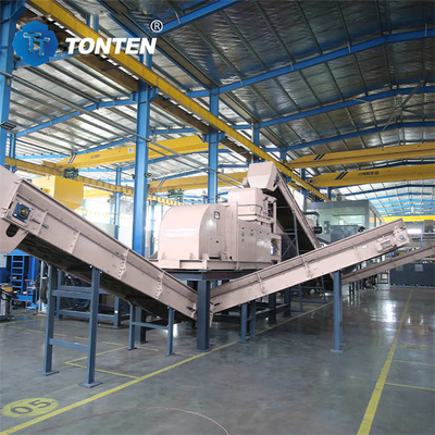 เครื่องแยกโลหะขยะอัตโนมัติเต็ม สายการผลิตรีไซเคิล