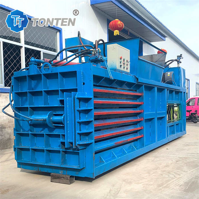 เครื่องบอลเลอร์ไฮดรอลิก โลหะสลัด เครื่องบอลเลอร์แนวราบพลาสติก