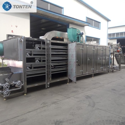 หญ้าผัก Mesh เข็มขัดเครื่องแห้ง เครื่องแห้งอากาศร้อน 58kw