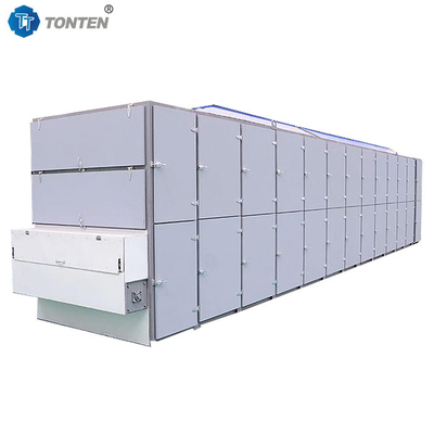 หญ้าผัก Mesh เข็มขัดเครื่องแห้ง เครื่องแห้งอากาศร้อน 58kw
