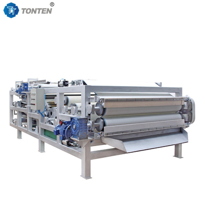 น้ําเสีย Desilting การหนา น้ําเสีย เข็มขัด เครื่องพิมพ์ Filter sludge Dewatering Belt เครื่อง