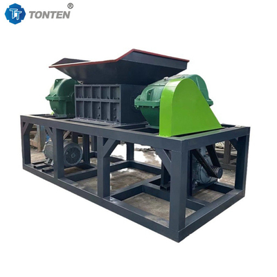 อัตโนมัติ Double Shaft Shredder เครื่องยางยางหนังเครื่องยางราคา