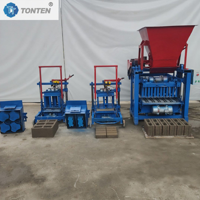 เครื่องจักรทําอิฐไฟฟ้า เครื่องจักรทําอิฐดิน อัตโนมัติครึ่ง