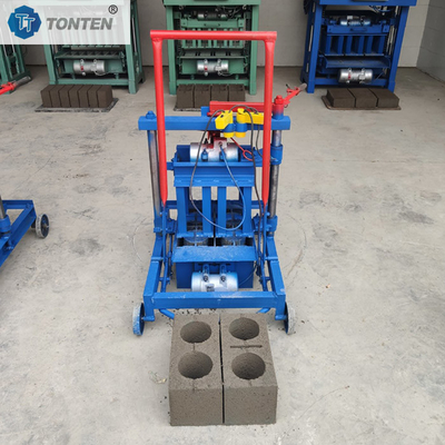 2-45 เครื่องทําอิฐย้ายขนาดเล็ก ผลิตต่อวัน 2000-4500 บล็อก