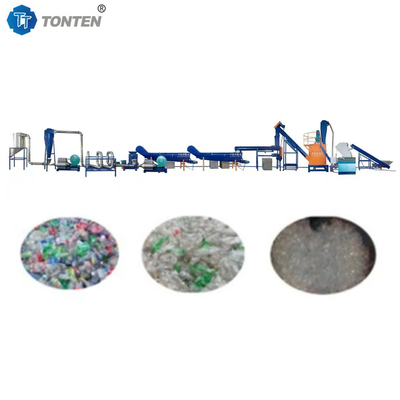 โรงงานรีไซเคิลพลาสติกขยะ Hdpe เครื่องรีไซเคิลพลาสติกอ่อน