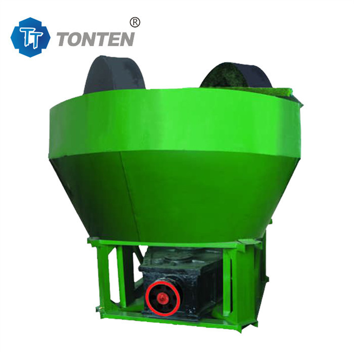 เครื่องบดเหรียญแร่ทองคํากลม Pan Mill ชนิดน้ําอากาศ