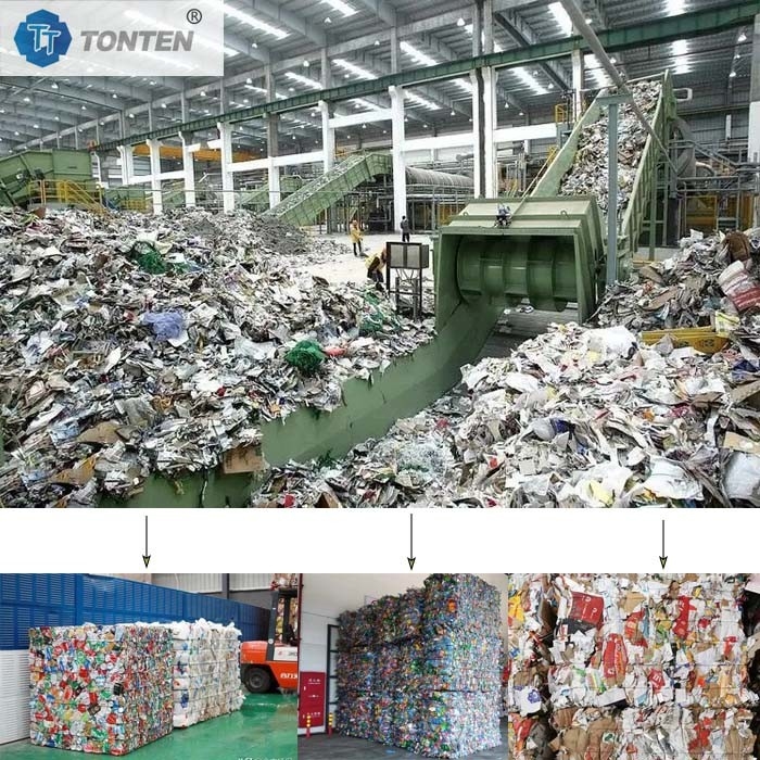 โรงงานรีไซเคิลและแยกขยะครัว สําหรับขยะบรรจุภัณฑ์ครัว