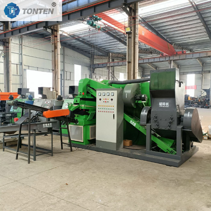 เครื่องแยกพลาสติกทองแดงรีไซเคิล เครื่องกรีเนียเตอร์สายทองแดง