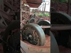 เครื่องบดแร่เหล็กที่เปียก เครื่องบดทองแร่สองล้อ เครื่องบดแร่บาริต เครื่องบดควอตซ์